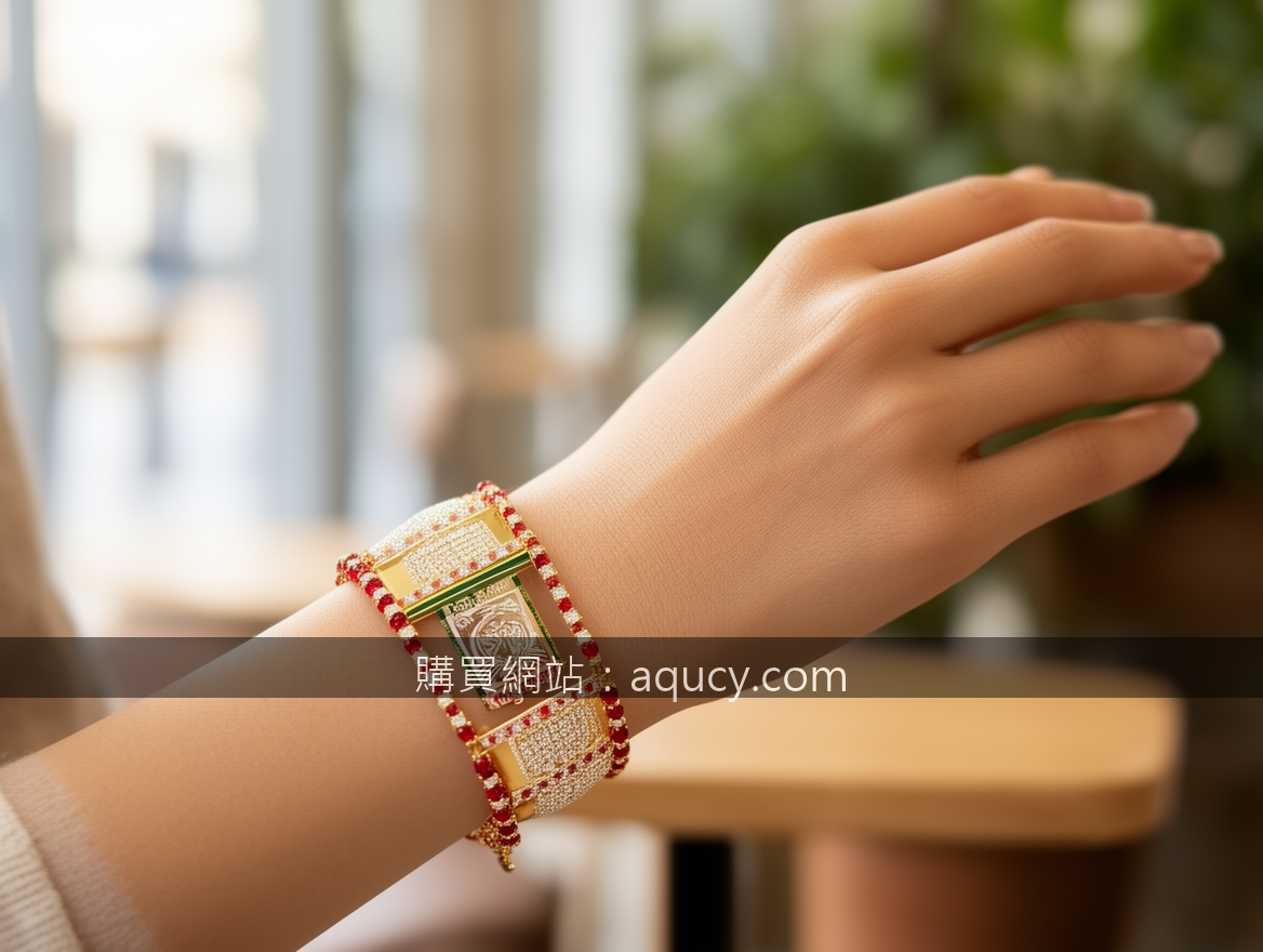 Lifestyle crystal bracelet photography showing on-wrist wearing.
Subject: Place